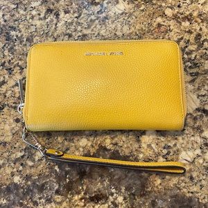 Yellow Michael Kors Wallet